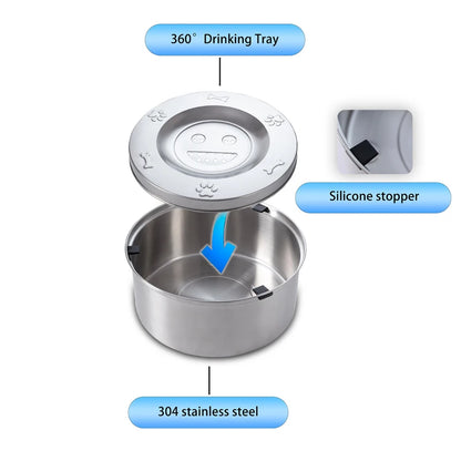 Pawfect Big 3L Stainless Steel Dog Bowl