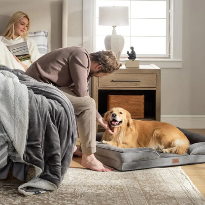 Orthopedic Dog Bed: Waterproof Comfort for Extra Large Dogs