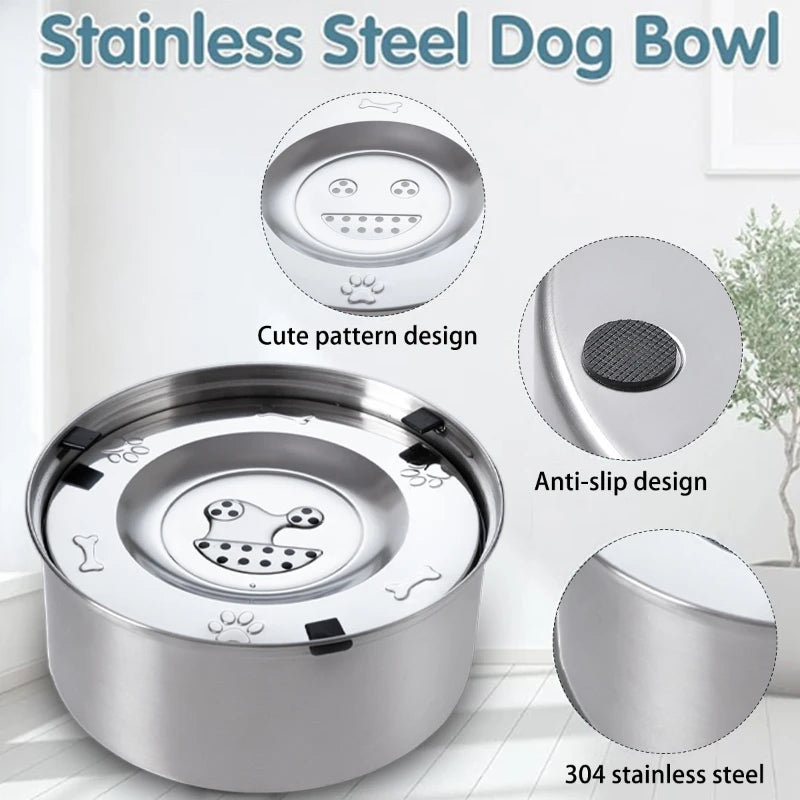 Pawfect Big 3L Stainless Steel Dog Bowl