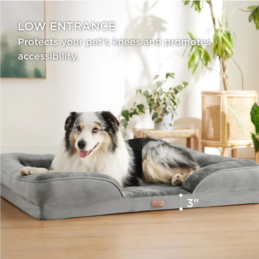 Orthopedic Dog Bed: Waterproof Comfort for Extra Large Dogs